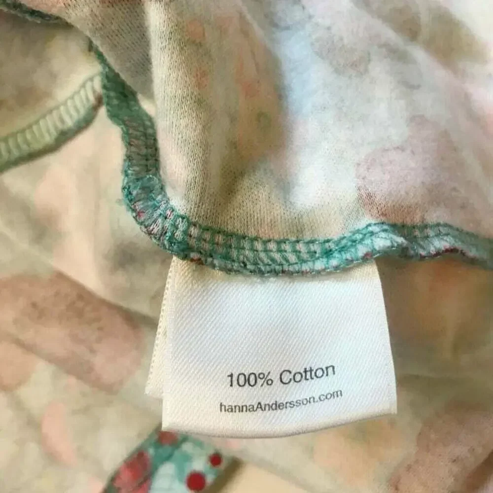 Hanna Andersson 100% Cotton Floral Dress 110